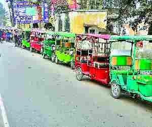 without registration ride E-rickshaw Seas.